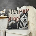 thumbnail image 2 of SHANXI It's Not Dog Hair It's Husky Glitter Decorative Throw Pillow Case Cover ,Funny Husky Decorations for Home Bedroom Girl Room Office,Husky Owners Gifts,Dog Lovers Gifts 12x12in, 2 of 5