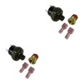 thumbnail image 1 of Redempat 12 Volt Compressor Air Pressure Switch for Air Ride Assist Kit Black 110-140 psi 2Set, 1 of 6