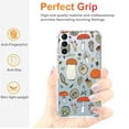 thumbnail image 4 of Wild Mushroom Collage Clear Case for Samsung Galaxy S23,Aesthetic Art Design Case for Men Women,Unique Trendy Transparent TPU Bumper Case Cover, 4 of 5