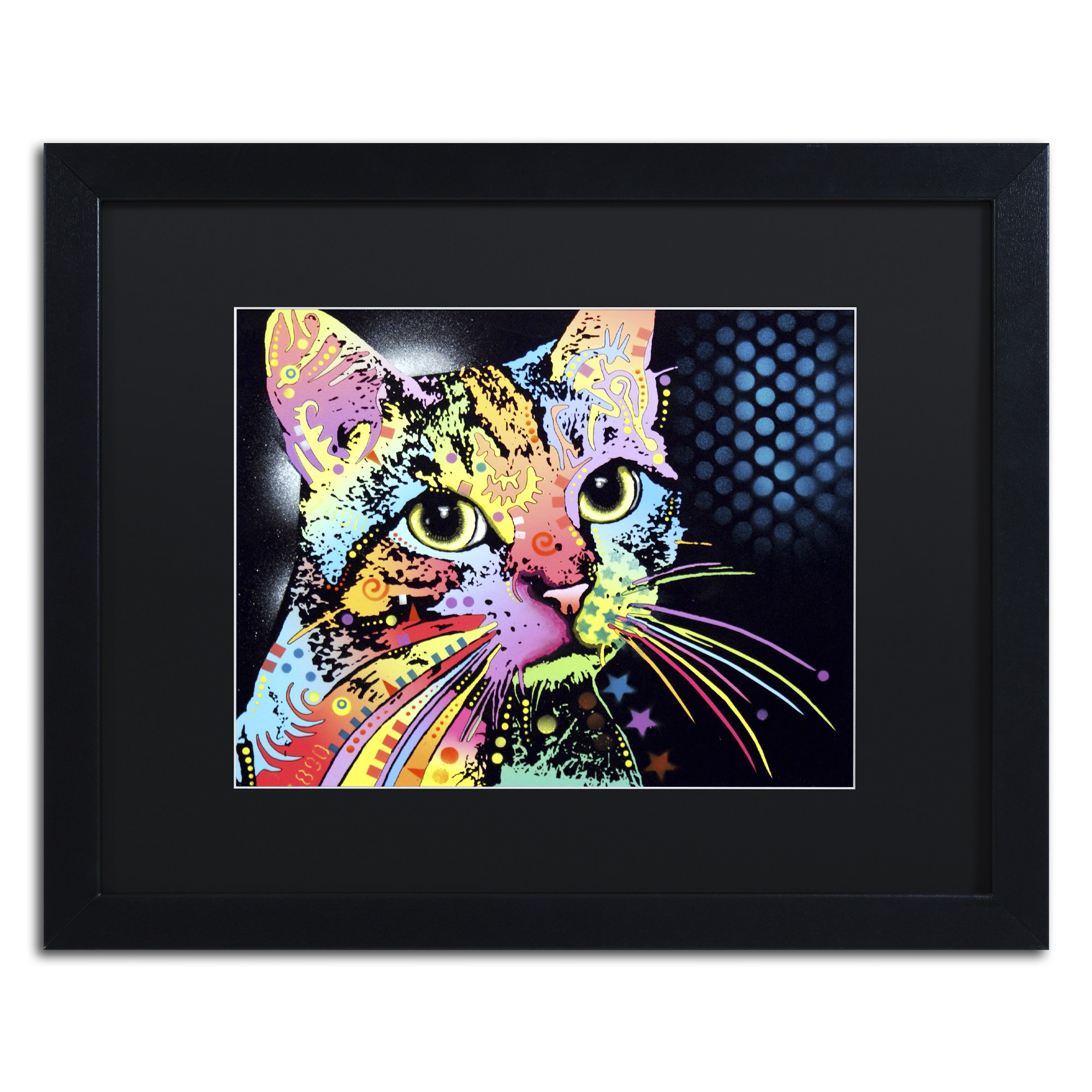 Trademark Fine Art "Catillac New" Canvas Art by Dean Russo, Black Matte, Black Frame