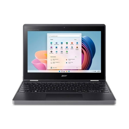 Acer TravelMate Spin B3 B311R-33 TMB311R-33-C04F 11.6" Touchscreen Convertible 2 in 1 Notebook - HD - 1366 x 768 - Intel N100 Quad-core (4 Core) - 4 GB Total RAM - 128 GB SSD - Black