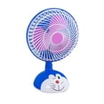 thumbnail image 2 of Ventilador de escritorio Jadeshay Mini ventilador eléctrico de cabezal móvil automático, 2 of 12