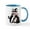 White/Blue Inside, variant on CafePress - Pink Witch - 11 oz Ceramic Mug - Novelty Coffee Tea Cup