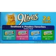thumbnail image 2 of (24 Pack) 9Lives Seafood and Poultry Favorites Wet Cat Food Variety Pack, 5.5 oz. Cans, 2 of 4