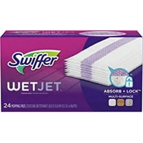 Swiffer WetJet Hardwood Floor Cleaner Spray Mop Pad Refill, Multi Surface, 24 Count