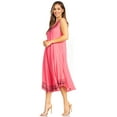 thumbnail image 3 of Sakkas Everyday Essentials Caftan Tank Dress / Cover Up - Melon / Black - One Size, 3 of 5