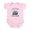 Petal Pink, variant on CafePress - Little Cruiser Infant Bodysuit - Baby Light Bodysuit, Size Newborn - 24 Months