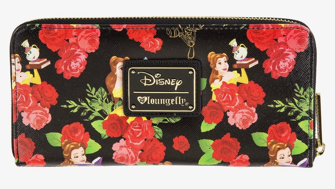 loungefly disney beauty and the beast wallet