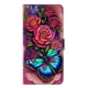 thumbnail image 5 of For Motorola Moto E15 4G Case PU Leather Wallet Phone Cover with Stand - Gold Ring, 5 of 5