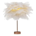 thumbnail image 2 of Lámpara de árbol de plumas Colco lámpara de bricolaje iluminación dormitorio blanco, 2 of 8
