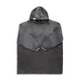 thumbnail image 4 of Kitsch Glazey, Soft and Luxurious Satin Hoodie, Frictionless Hoodie for Women, Regular, Charcoal, 4 of 9
