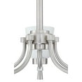 thumbnail image 4 of CLEARANCE! 5-Light Shaded Classic Brushed Nickle Finish Chandelier, 4 of 5