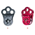 thumbnail image 3 of Portable Cable Pulley Professional Downhill Snatch Block Mechanical Pulleys Trees Climb Ropes Rescue Remedy for Mountaineering Red, 3 of 7