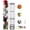 4 Layer with mesh top, variant on Upgrated Ball Storage Rack with Small Bottom Ball Holder, 3 Adjustable Elastic Cords Sports Equipment Organizer, Wall-Mounted Basketball Rack for Indoor,Outdoor,Home,Garage