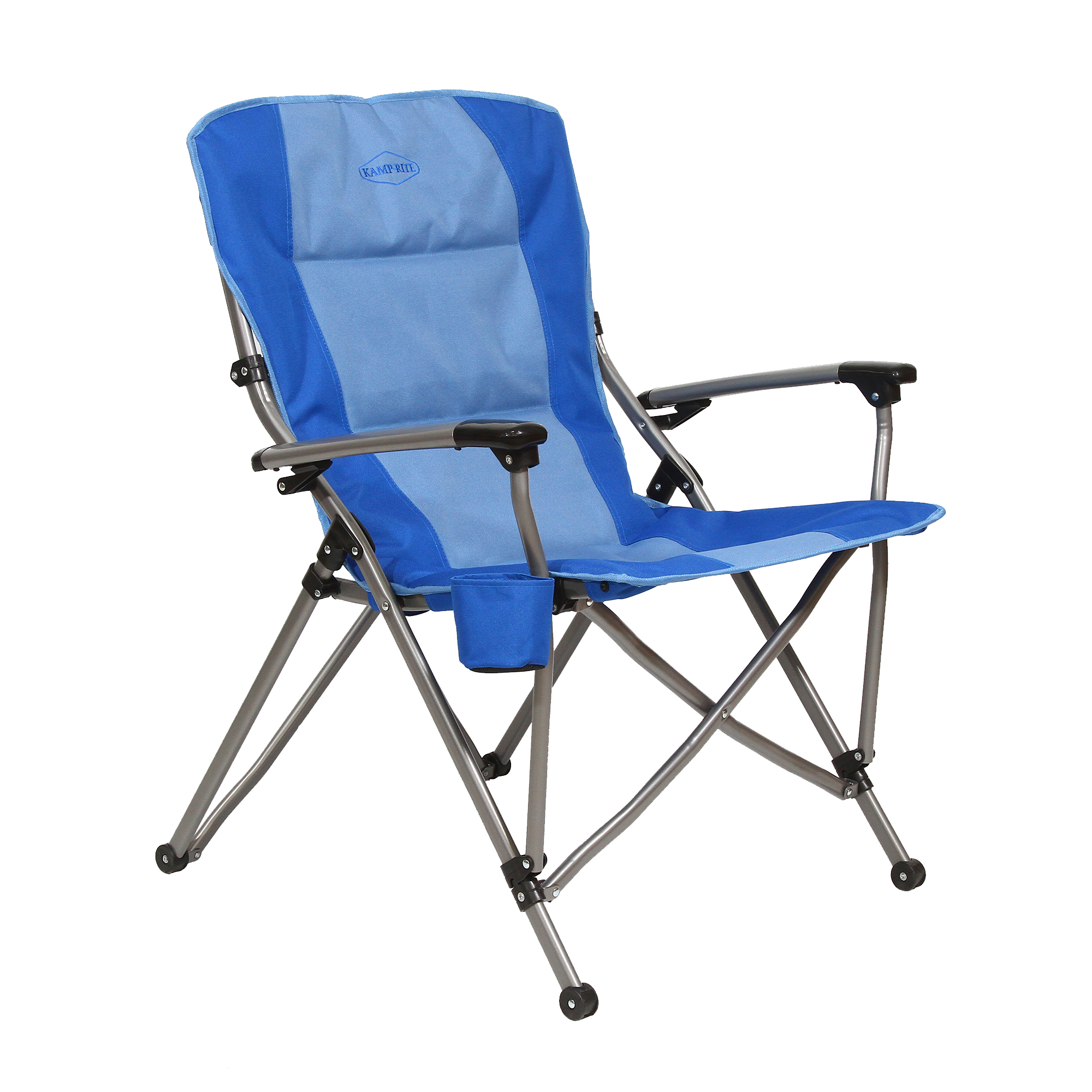 MEMBER'S Mark Oversized Folding Hard ARM Lawn Chair 325 LB Color: Blue New 