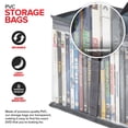 thumbnail image 3 of Juego de 6 bolsas de almacenamiento para DVD Stock Your Home de PVC gris, 3 of 7