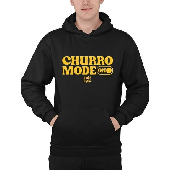 Churro Mode On Bold Retro Design Men's Hoodie