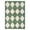 Green, variant on Geetinfly 10 x 13 ft Polyester Green Rectangular Living Room Bedroom Dining Room Modern Geometric Diamond Print Machine Washable Area Rug