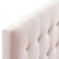 thumbnail image 4 of Pemberly Row Biscuit Tufted Full Performance Velvet Headboard in Pink, 4 of 7