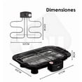 thumbnail image 2 of Parrilla Electrica Asador Portatil Bbq 3 Niveles 2000w Color Negro, 2 of 5