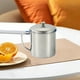 thumbnail image 1 of pstuiky Taza de acero inoxidable 304 con asa para agua comercial con tapa tetera para niños de jardín de infantes con protección contra caídas taza pequeña de agua., 1 of 6