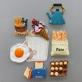 thumbnail image 4 of Oiur 3D Simulated Food Fridge Magnet Cartoon Fried Egg Durian Ice Cream Cone Tomato Bread Maker Coffee Mug Refrigerator Magnet Home Office Kitchen Decoration ,N, 4 of 8