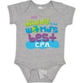 thumbnail image 3 of Inktastic Accountant Dad Best CPA Boys or Girls Baby Bodysuit, 3 of 5