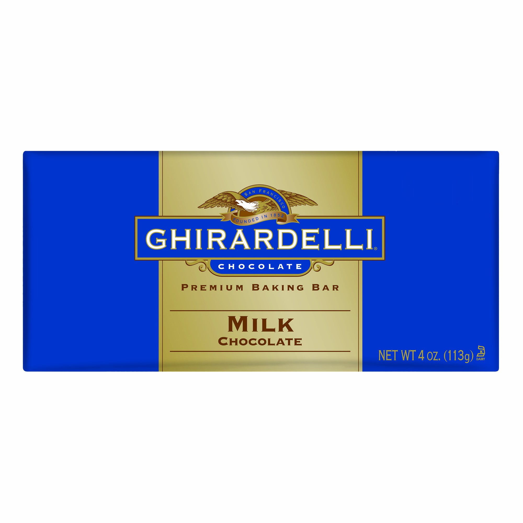 Ghirardelli Chocolate Baking Bar, Milk Chocolate, 4Ounce Bars (Pack of