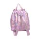 thumbnail image 5 of Mochila MOSSTYUS de piel sintética holográfica con láser, gato rosa, 5 of 9