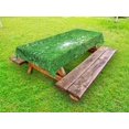 thumbnail image 1 of Forest Outdoor Tablecloth, Sun through Tree Branch and Leaf Top Relaxing Peaceful Serene Environment Rural Design, Decorative Washable Fabric Picnic Tablecloth, 58 X 120 Inches, Green, by Ambesonne, 1 of 2