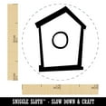 thumbnail image 2 of Birdhouse Doodle Self-Inking Rubber Stamp Ink Stamper - Purple Ink - Mini 1/2 Inch, 2 of 7