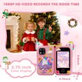 thumbnail image 2 of PayUSD Kids Smart Phone for Girls Boys 32GB Cell Phones Kids Toys Camera Touchscreen HD Dual Phones Christmas Birthday Gift Toddler Learning Education Toy, 2 of 8