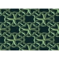 thumbnail image 1 of Ahgly Tapis Rectangulaire Lavable en Machine Intérieur Transitionnel Vert Sarcelle Profond, 6 Pieds x 9 Pieds, 1 of 7