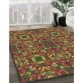 thumbnail image 3 of Ahgly Company Machine Washable Indoor Rectangle Transitional Saffron Red Area Rugs, 7' x 10', 3 of 7