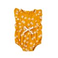 thumbnail image 1 of xiaxaixu Casual Style Sleeveless Daisy Pattern Round Neck Tie Up Romper, 1 of 7