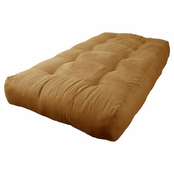 Blazing Needles Vitality 10-inch Microsuede Twin-size Futon Mattress - Camel