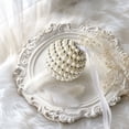 thumbnail image 7 of Rhinestone Pearl Christmas Ornament,Bling Glitter Hanging Decor,Elegant Sparkling Xmas Tree Mantel Window Holiday Decor,C, 7 of 7