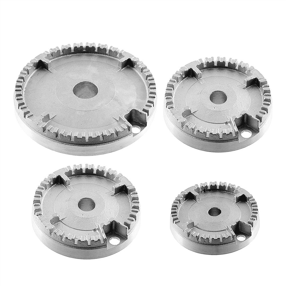Universal Burner Crown Flame Cap Oven Cooker Hob Gas for ,Flame Burner Cap Crown Fits All Between Sizes Concave