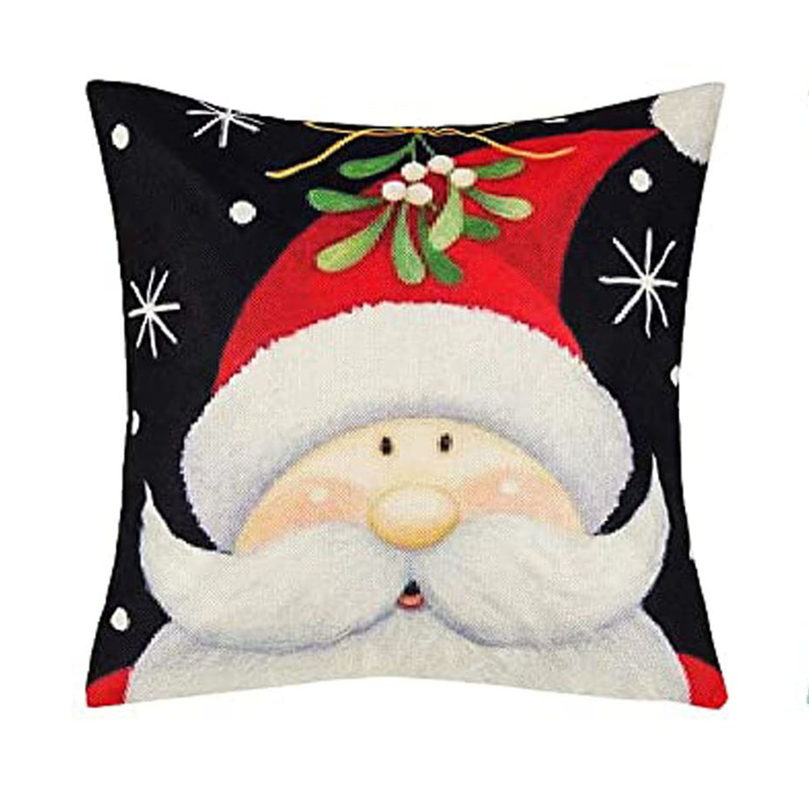 Christmas Halloween Square Cushion Pillow Case Cover Santa Waist Throw SofaDecor