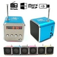 thumbnail image 2 of Portable Stereo Bluetooth Speakers FM Radio Clear Bass Dual Track Speaker TF Card USB Music Player TDV26 Mini Subwoofer Stereo Speaker FM Radio Music Player with Antenna, 2 of 8