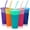5pcs-24oz-5, variant on 5 PCS Reusable Changing Cups Set,Color Changing Tumblers,24oz Plastic Cold Drink Cups In Bright Colors,Iced Coffee Cups with Lids and Straws,Summer Tumblers for Party