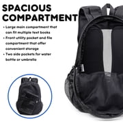 J WORLD Mesh Backpack, Black