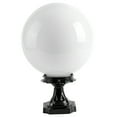 thumbnail image 4 of Mobutofu Post Mount Globe Light Fixture Durable Outdoor Pillar Light With Mount Base Weather, 4 of 8