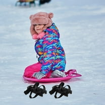 Masteelf Adjustable Kids Ice Skates with Stable Design and Comfortable Fit for Snow or Ice 1 Pair Black