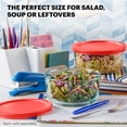 thumbnail image 3 of Recipiente de almacenamiento de alimentos Pyrex Simply Store de vidrio para 4 tazas, 3 of 6