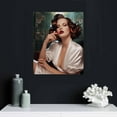thumbnail image 4 of Nawypu Fashion Poster Beauty Wall Art Women Hair Curlers Pictures Sexy Red Lipstick Lips Wall Art Canvas Posters Prints Picture for Living Room Bedroom Office Kitchen Decor, 4 of 4