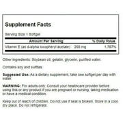 Swanson Vitamin E - Natural 400 Iu 100 Softgels
