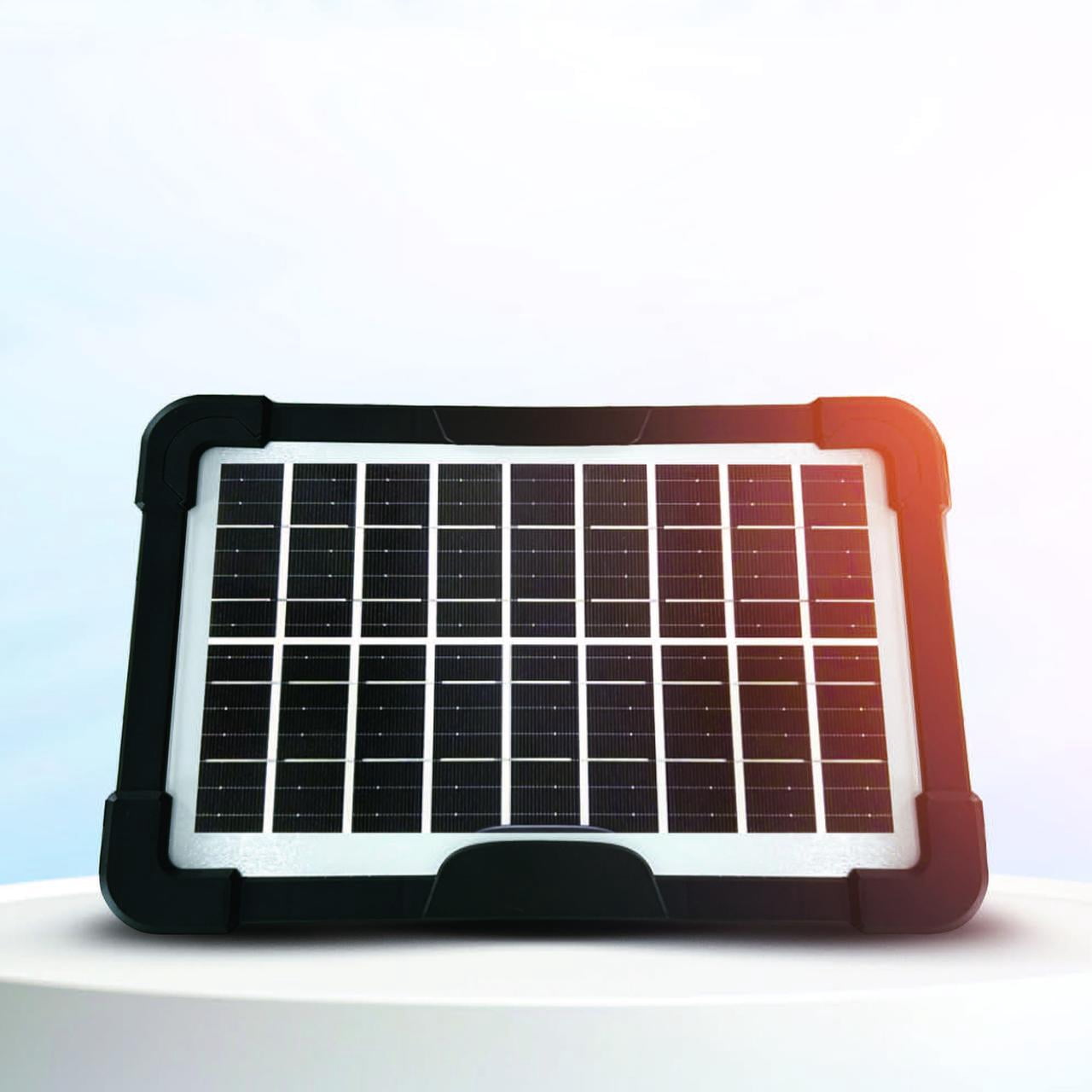 airbro FSA-12 12-In. Rechargeable AC/DC Fan with Solar Charging, FSA-12