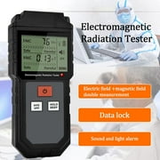 POYIPI EMF Meter, Handheld Portable Radiation Detector, Black