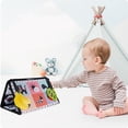thumbnail image 4 of Mirror Cloth Book with Built-in Sound Device and Teether Crinkle Cloth Book Sensory Development Floo Mirror Cloth Book, 4 of 9